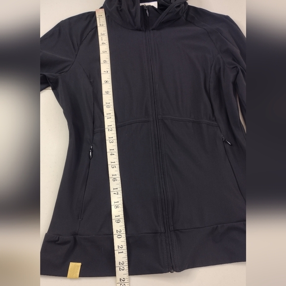 Monreal London Women's Black Full Zipper Active Athletic Long Sleeve Jacket Sz M - Picture 12 of 15